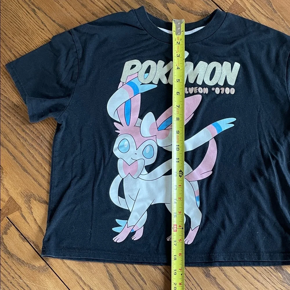 Pokémon Hybrid Apparel Black Pokémon Sylveon Kids T-Shirt size XL
